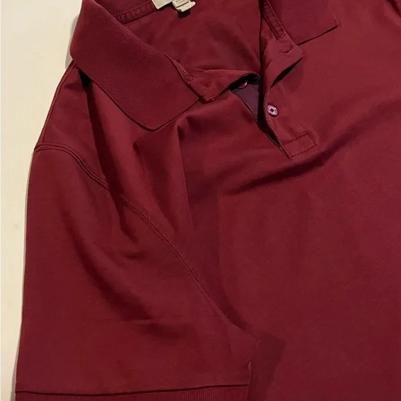 Burberry Brit Women’s Maroon Short Sleeve Polo Shirt Size L - Picture 5 of 7
